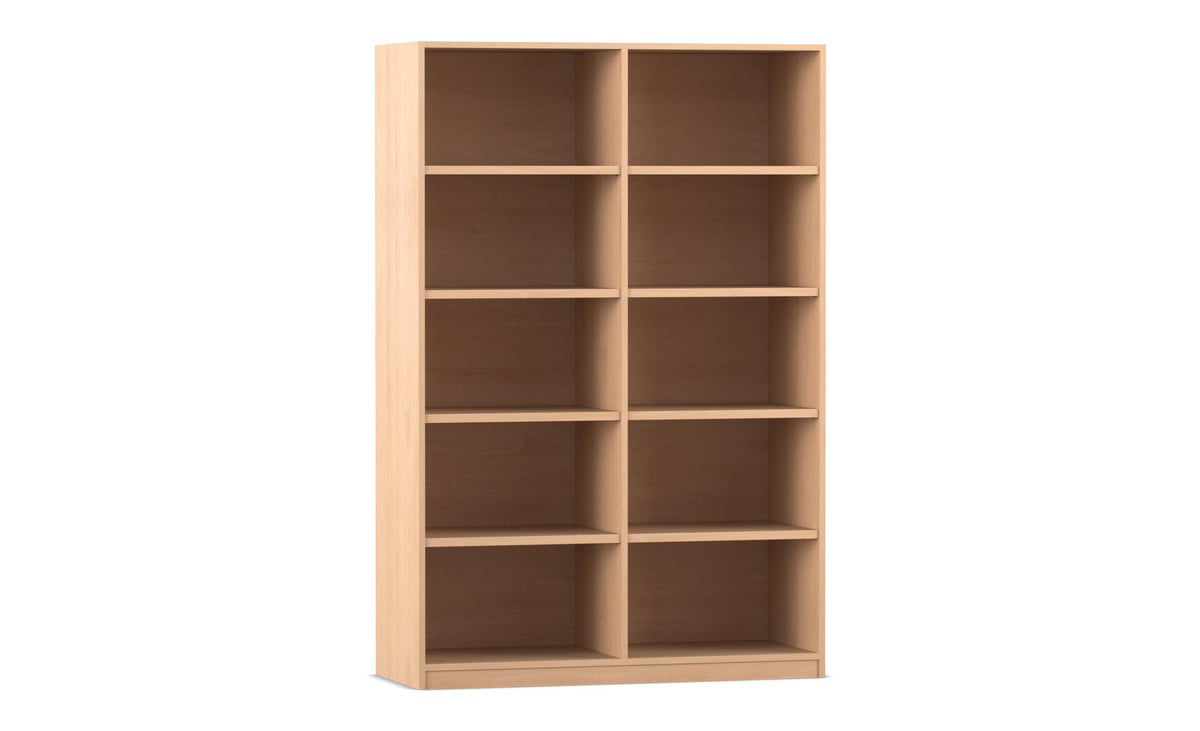 Flexeo® Bibliotheksregal Herkules, hoch, Breite 126 cm
