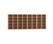 Flexeo® Bibliotheksregal 40 Fächer hoch Breite 505 6 cm 1
