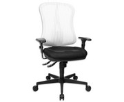 Bürostuhl Point mit Netz Rückenlehne und Armlehnen 6