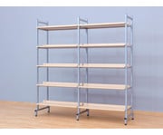 Anbauteil Bücherregal Schule doppelseitige Böden 6