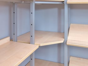 Eckteil für Bücherregal Schule, einseitig