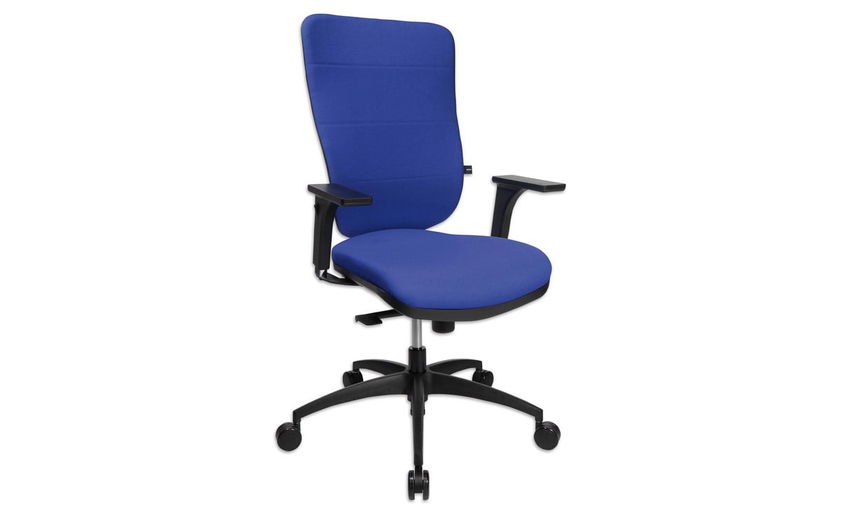 Bürostuhl „Pro“ mit High-Tech Rückenlehne und mit Armlehnen