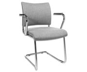Topstar Besucherstuhl Schwinger mit Armlehnen 2er Set 1