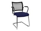 Topstar Besucherstuhl Schwinger mit Netz mit Armlehnen 2er Set
