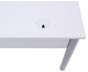 EDV Tisch mit Kabelkanal Rundrohr Tischbeine BxT: 80x80 cm 4