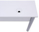 EDV Tisch mit Kabelkanal Rundrohr Tischbeine BxT: 80x80 cm 5