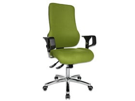 Bürostuhl „look & ergo“ mit Hartbodenrollen