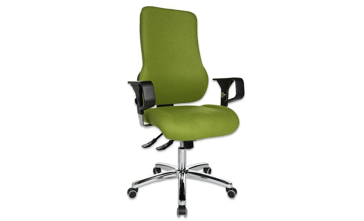 Bürostuhl „look & ergo“ mit Hartbodenrollen