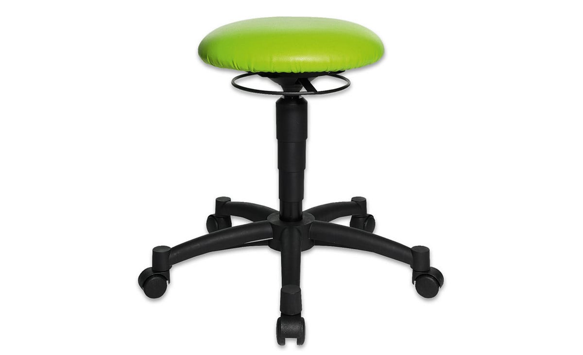 Hocker „balance“ mit Teppichbodenrollen