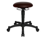 Topstar Hocker balance mit Teppichbodenrollen 4