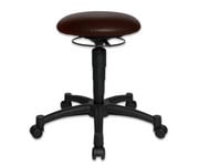 Hocker balance mit Teppichbodenrollen 7