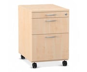 Flexeo® Schreibtisch Container mit 3 Schubladen 1