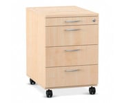 Flexeo® Schreibtisch Container mit 4 Schubladen 1