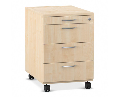 Flexeo® Schreibtisch Container mit 4 Schubladen