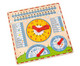 goki Kalendertafel mit Uhr-1