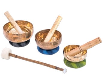 Großes Klangschalen Set