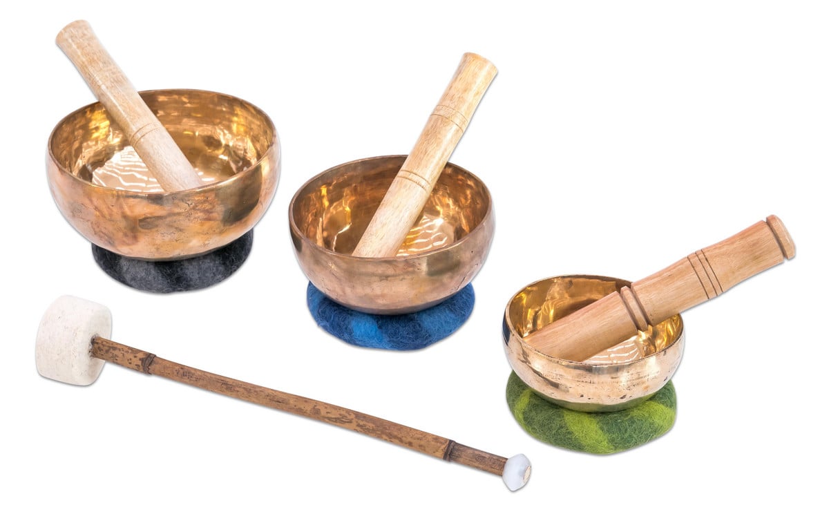 Großes Klangschalen-Set