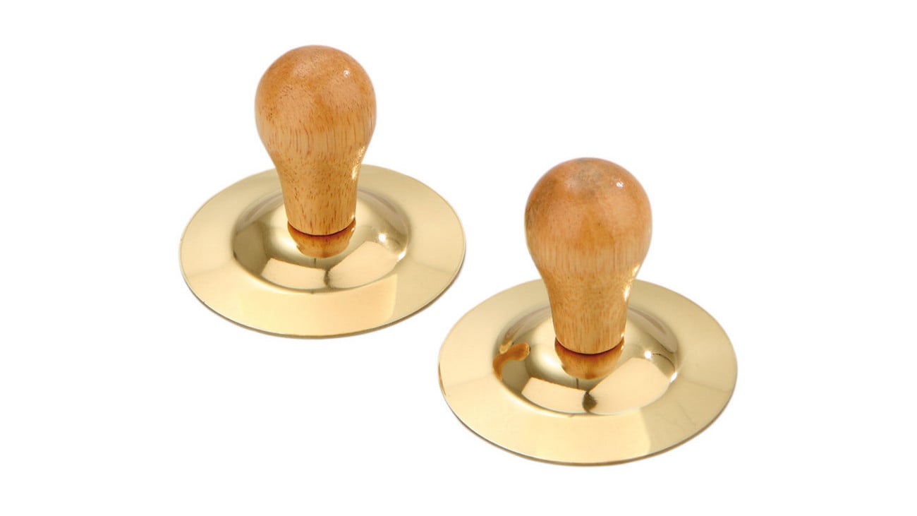 Betzold Finger-Cymbeln mit Holzgriff