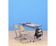 Zweier Schülertisch mit C Fuß 130 x 55 cm 2