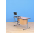Lehrertisch C Fuß mit abschließbarem Fach und 1 Schublade 5
