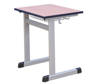 Einer Schülertisch mit L Fuß 70 x 55 cm