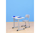 Einer Schülertisch mit L Fuß höhenverstellbar ohne Ablage 1