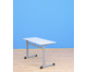 Zweier Schülertisch mit L Fuß höhenverstellbar 130 x 55 cm 3