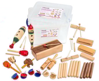 Betzold Holzklang Gruppenset mit 25 Instrumenten