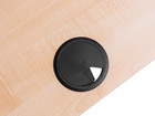 Flexeo® Schreibtisch (Breite 120 cm) mit Anbau und Viertelkreis