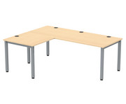 Flexeo® Schreibtisch (Breite 200 cm) mit Anbau 2