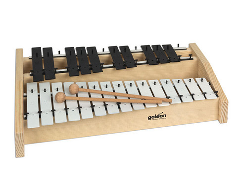 Glockenspiel Soprano Betzold - Xilofono A Barre Con 15 Note, Con Bacchette, Per Bambini E Scuola