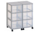 Flexeo® Container System 2 Reihen 6 große Boxen 1