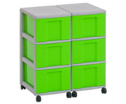 Flexeo® Container System 2 Reihen 6 große Boxen 2