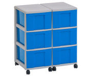 Flexeo® Container System 2 Reihen 6 große Boxen 3