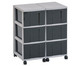 Flexeo® Container System 2 Reihen 6 große Boxen 4