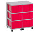 Flexeo® Container System 2 Reihen 6 große Boxen 7