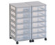 Flexeo® Container System 2 Reihen 12 kleine Boxen 1