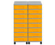 Flexeo Container-System 2 Reihen 16 kleine Boxen-18