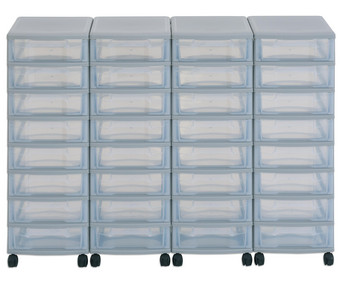Flexeo® Container System 4 Reihen 32 kleine Boxen