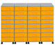 Flexeo® Container System 4 Reihen 32 kleine Boxen 6