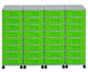 Flexeo Container-System 4 Reihen 32 kleine Boxen-25