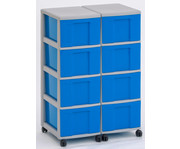Flexeo® Container System 2 Reihen 8 große Boxen 3