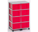 Flexeo® Container System 2 Reihen 8 große Boxen 6