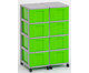 Flexeo Container-System 2 Reihen 8 grosse Boxen-7