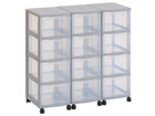 Flexeo® Container System 3 Reihen 12 große Boxen