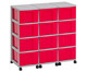 Flexeo Container-System 3 Reihen 12 grosse Boxen-5