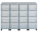 Flexeo® Container System 4 Reihen 16 große Boxen 1
