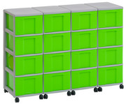 Flexeo® Container System 4 Reihen 16 große Boxen 5