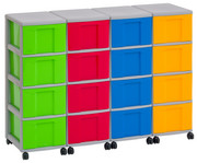 Flexeo® Container System 4 Reihen 16 große Boxen 6