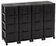 Flexeo Container-System 4 Reihen 16 grosse Boxen-14